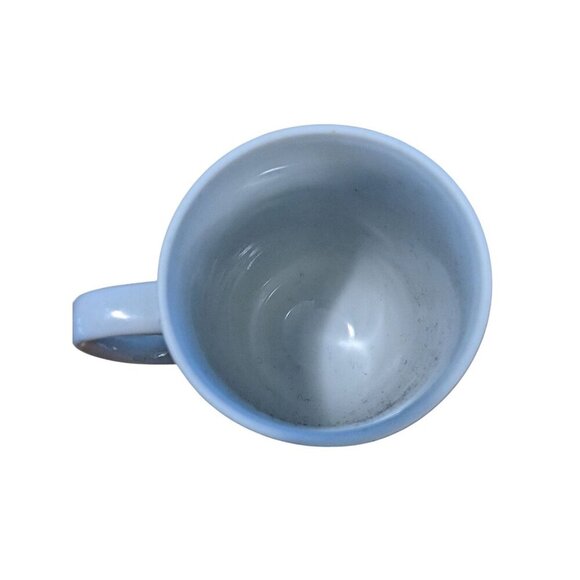 Vintage Bird Pedestal Footed Japan Coffee Mug Tea Cup White D Ring Handle - Picture 5 of 5